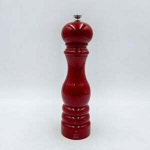 Peugeot Paris U'Select Salt Mill Grinder Passion Red Adjustable 9 In Wood France